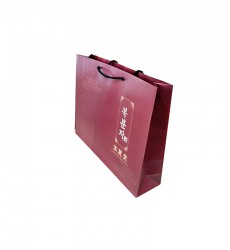 복분자 쇼핑백 160편아트/검정 아일렛 검정브레이드끈/S0525