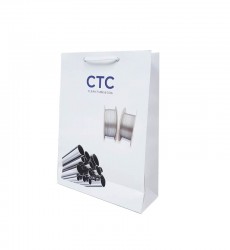 CTC쇼핑백/180스노우/무광코팅 원색4도/백색아일렛+백색브레이드끈/S0526