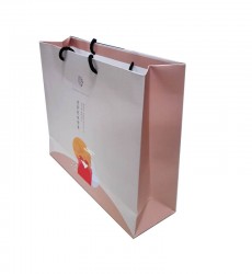 전문한의약품 쇼핑백/200스노우/검정브레이드+철팁/S0544