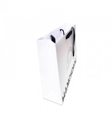 함초록 쇼핑백/250스노우, 먹1도, 무광, 먹색골직+철팁/S0549